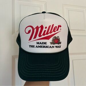 Vintage beer trucker hat